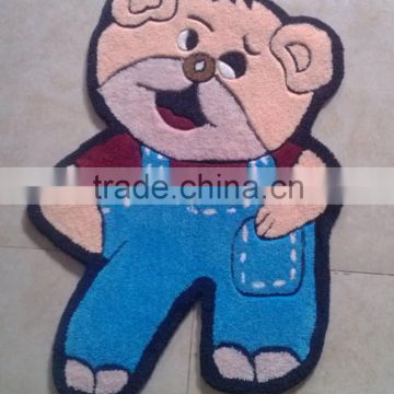 Bear cute design washable kids room rug with best price