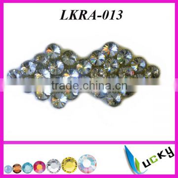 Hot Selling New Design LKRA-013 crystal strass Rhinestone appliques for wedding dress