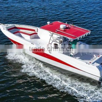 UAE new hot sale high speed fiberglass boat Silver Craft 36 CC Open