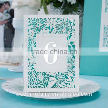 2015 Wholesale new design pierced pattern table place card