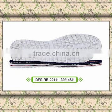Latest home supply RB shoe soles designs china