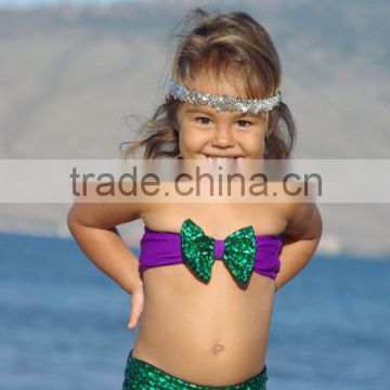 Wholesale retail hot kids bikini beachwear