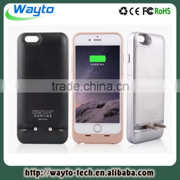 Mobile Battery Case for iPhone6 with built in charging plug