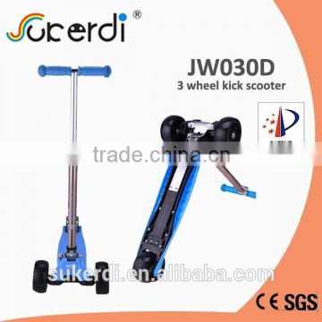 NEW PRODUCT foldable big wheel scooter 3 wheel adult kick scooter