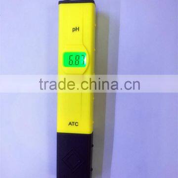 China water checker pen type digital ATC aquarium pool water test backlight pH meter