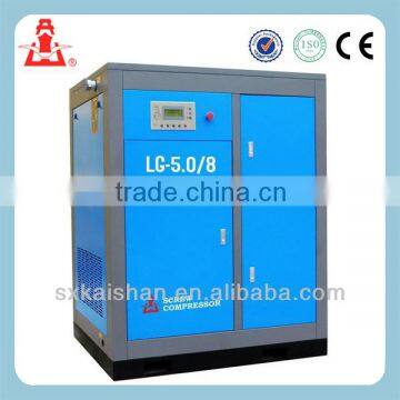 KaiShan 264cfm, 101.5 psi low noise air compressor with motors