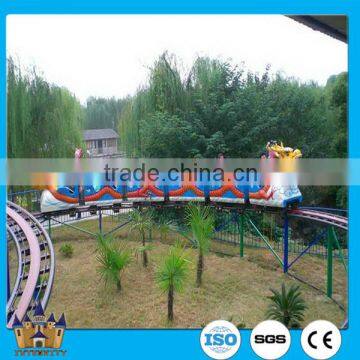 Theme park rides sliding dragon children roller coaster in China