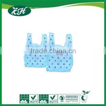 wholesale starch made eco friendly en13432 certified biodegradable sanitary bag