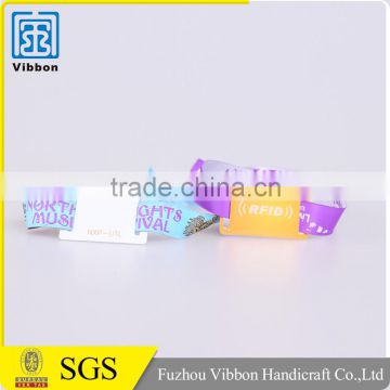 Low cost Ultralight woven rfid wristband for event or ticket