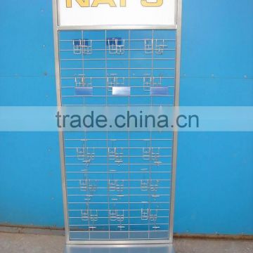 Metal,metal material wires, tubes, iron sheets etc. Material display stand