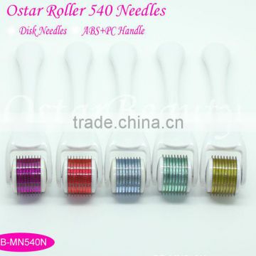Hot sale now ! micro needle roller facial roller dermaroller 540 needles MN 540N