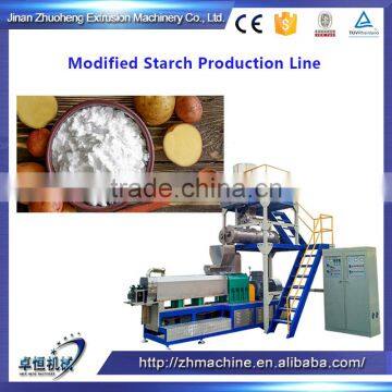 Extrusion pre-gelatinized modified starch machine