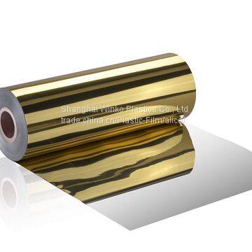 gold Metallized Biaxial Oriented Polystyrene BOPS film