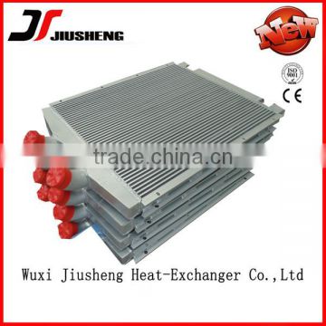 aluminum plate fin radiator for hydraulic transmission oil systems
