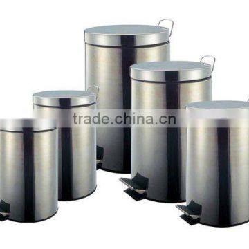 Made in China Stainless Steel Trash Bin Set of 5