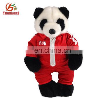 Promotional soft panda plush stuffed animal toys