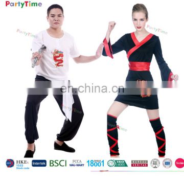 yiwu partytime performance costumes adult couple dragon design kongfu chinese costume