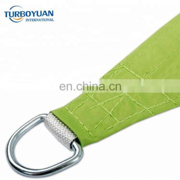 wholesale price 90% 95% shade factor triangle or square sun shade sail with poly rope