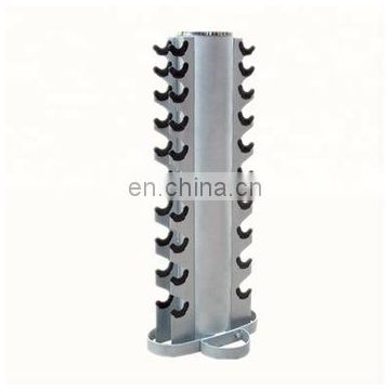 Good Quality Commercial Fitness Free Weight Gym Body building Equipment 10 pairs Upright Dumbbell Rack BW4003
