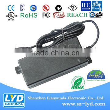 Single Output 60W 24v 2.5A led driver with CE UL class II for LED/CCTV in the China market