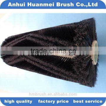 Industrial roller brush for road sweeping