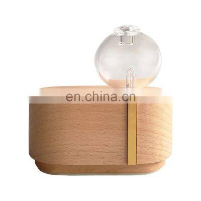 2021 New design modern wood base waterless fragrance essential oil diffuser