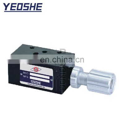 YEOSHE Taiwan MT-02-W superimposed one-way throttle valve MT-03/04-A/B/P/T hydraulic valve