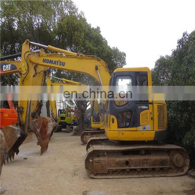 original Komatsu PC138us excavator used Made in JAPAN in STRONG working condition