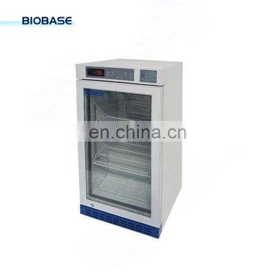 BIOBASE China  Laboratory Refrigerator BPR-5V100 2~8 Degree lab cold fridge with Glass Door for Medical and Lab