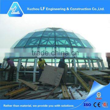 Pre engineered light steel structure conference hall design