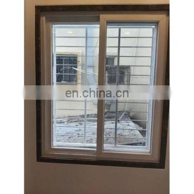 American Style Glass Sliding Door Conch Brand Profile Home Windows PVC / UPVC Sliding Windows