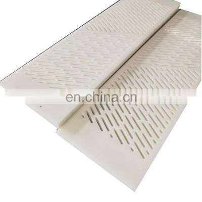 Food Grade White PE, PP Perforated Plastic Plate/Panel/Sheet