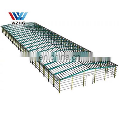 Prefab Q355 custom poultry farm steel structures 10000 pcs chicken broiler house steel metal sheds for poultry farm for sale