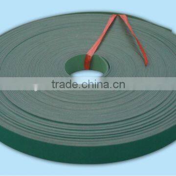 Transmission conveyor belt with spare part