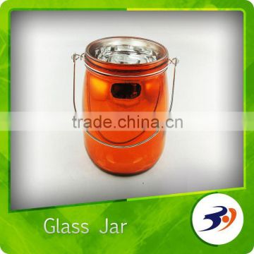 Wholesale Glass Jars 14oz Glass Storage Jar