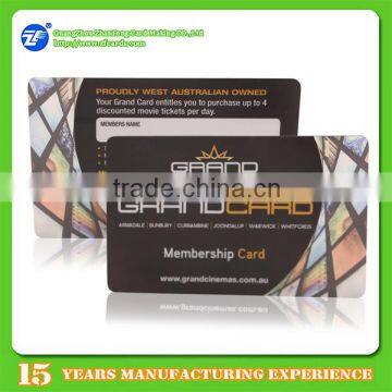 CR80 Customized CMYK printing barcode gift card