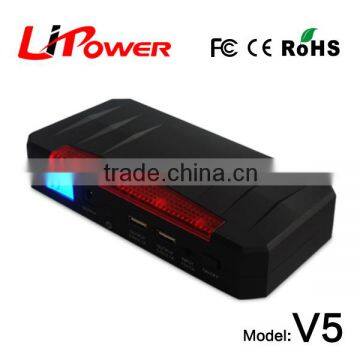 portable muti-function car battery charger 20000mA li-ion battery diesel & gasoline car jump starter for laptop camera phone