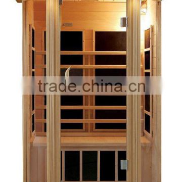 CE ETL ROHS Approved New Design Infrared sauna with carbon heater for 2 Person Use