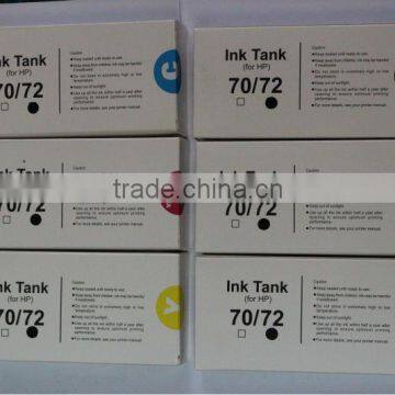For HP 72 70 ink cartridge for HP printer T1100,130ml