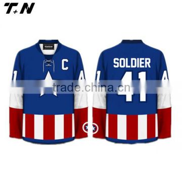 high quality custom designed usa reversible hockey jersey