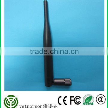 high gain omni wifi indoor antenna 2400~2500mhz rubber antenna