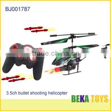 New item 3.5 ch infrared bullet shooting helicopter