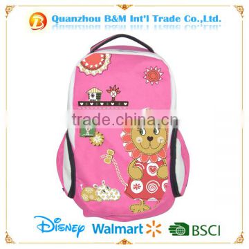 Young girls cartoon little Lion printing school outoor backpack bags