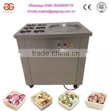 Single Round Pan Ice Cream Machine|Ice Cream Roll Machine Single Pan