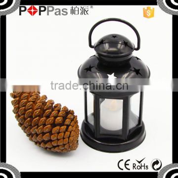 2015 Promotion Poppas BS10 Star Pantern Colorful Selection Hanging Led Candle mini lantern
