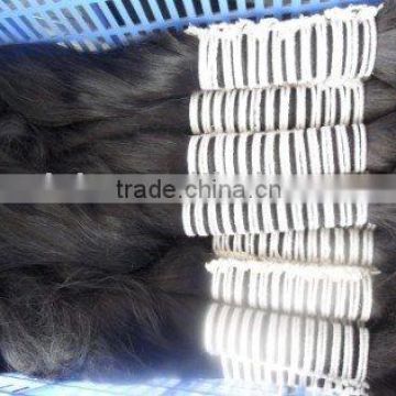 high quality natural color Chinese double drawn human hair