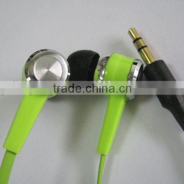 Flat cable Stereo Earphone