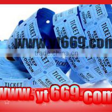 perforation raffle ticket,coupon ticket,ticket roll printing