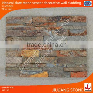 natural slate decorative wall cladding stone veneer