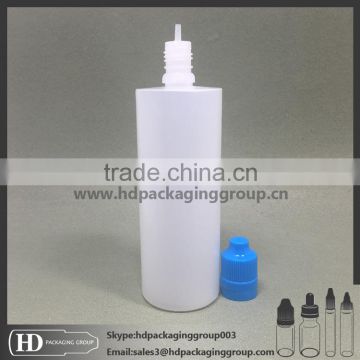 HD 120ml soft PET PE e liquid ejuice e cigarette vape oil plastic dropper bottle with tamper evident cap